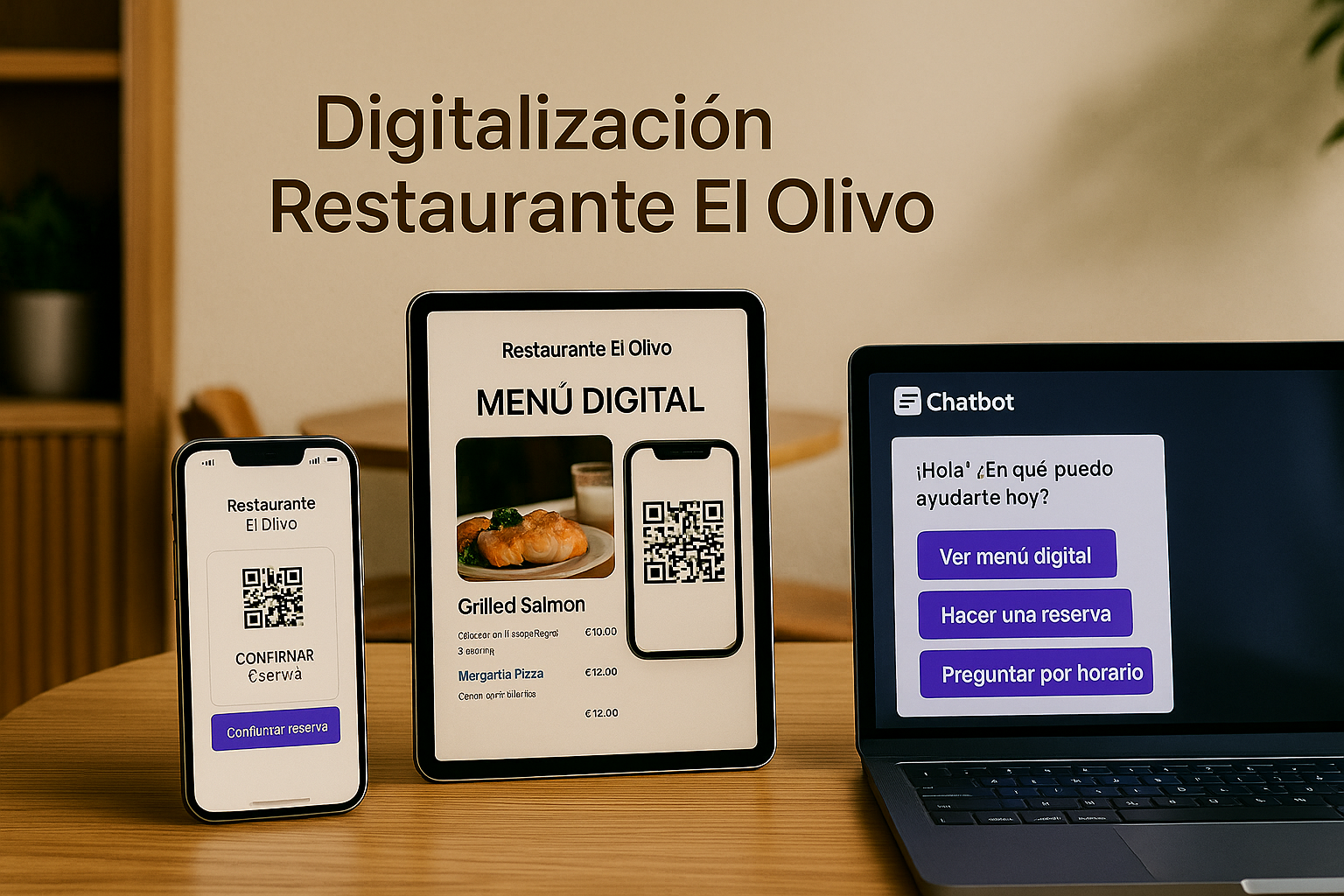 Digitalización Restaurante El Olivo